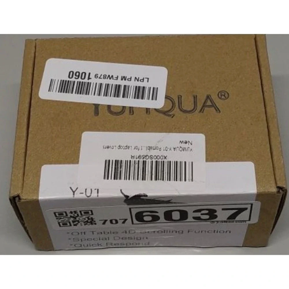 YUMQUA Y-01 Finger Mouse‎ Handheld Trackball Wired USB Mini 4D Mouse Black